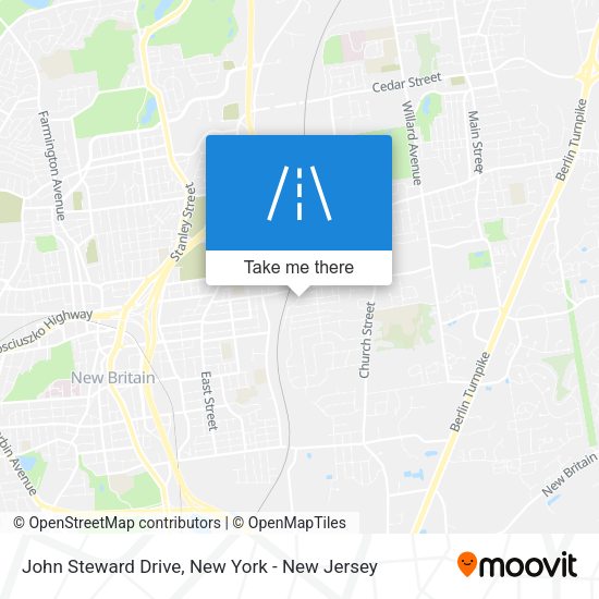 Mapa de John Steward Drive