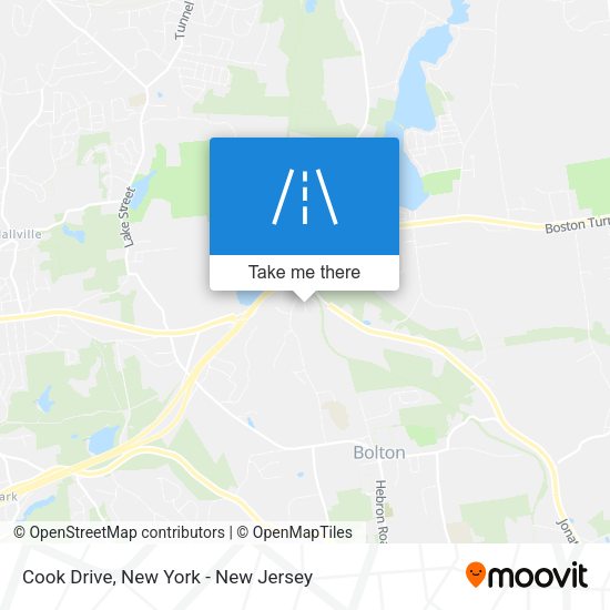 Cook Drive map