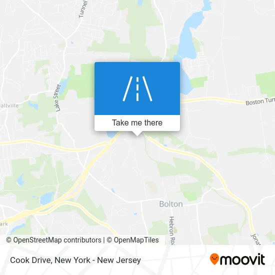 Cook Drive map