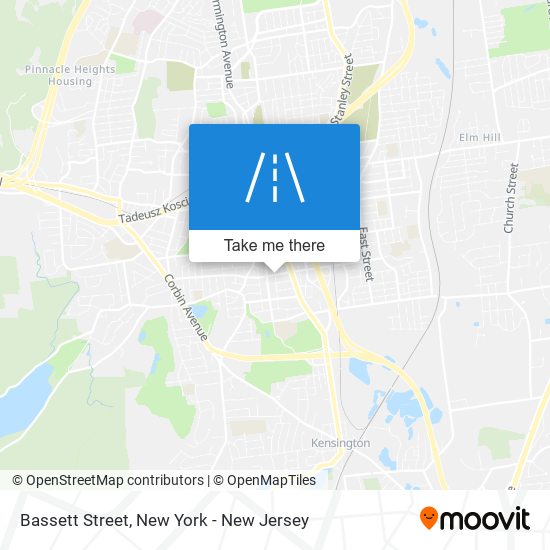 Bassett Street map