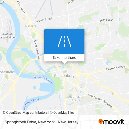 Springbrook Drive map