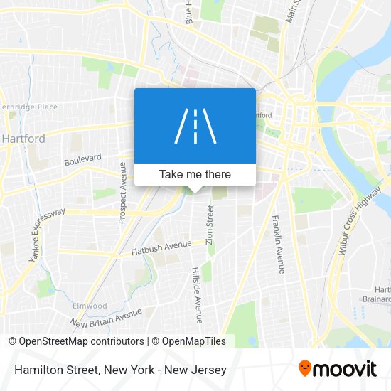 Mapa de Hamilton Street