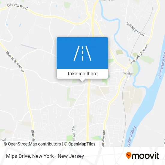Mips Drive map
