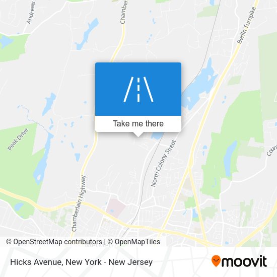 Mapa de Hicks Avenue