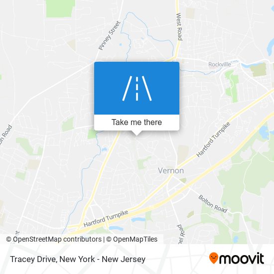 Tracey Drive map