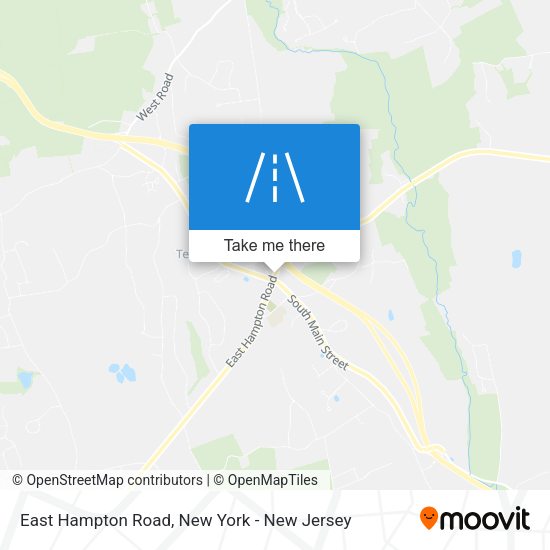Mapa de East Hampton Road