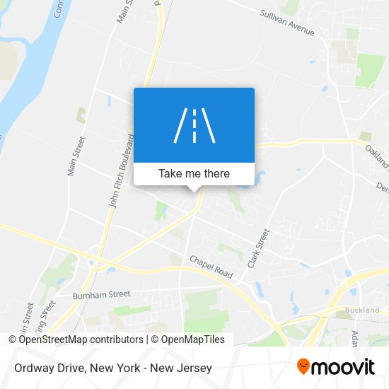 Mapa de Ordway Drive