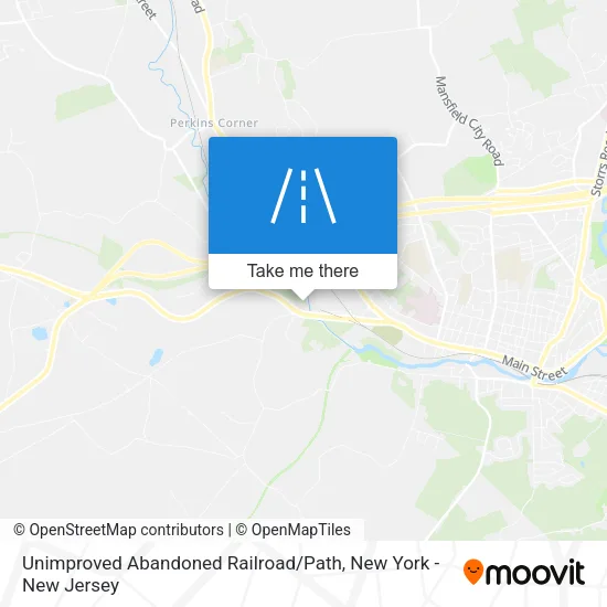 Unimproved Abandoned Railroad / Path map