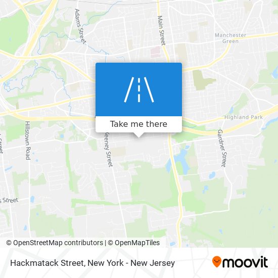 Hackmatack Street map