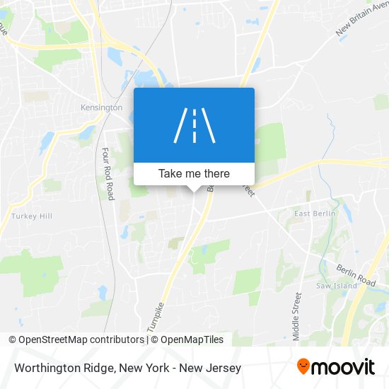 Mapa de Worthington Ridge