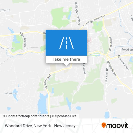 Woodard Drive map