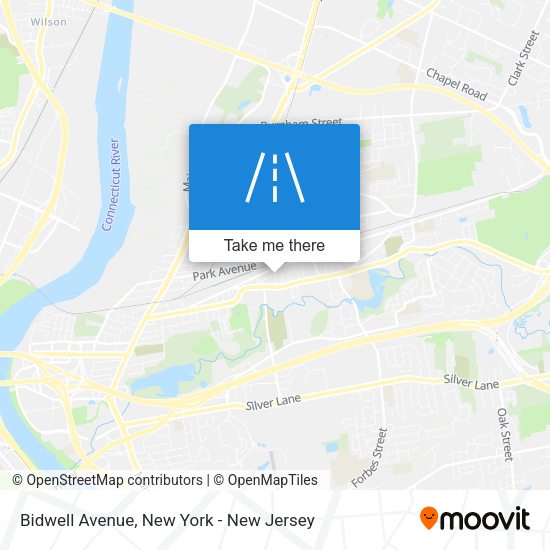 Mapa de Bidwell Avenue