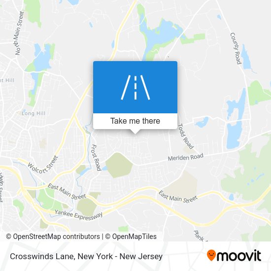 Crosswinds Lane map