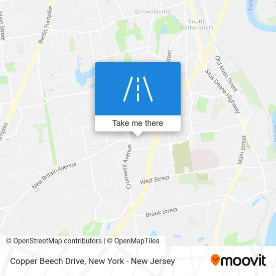Copper Beech Drive map