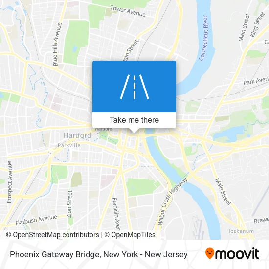 Phoenix Gateway Bridge map
