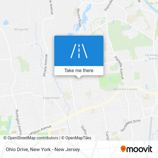 Ohio Drive map