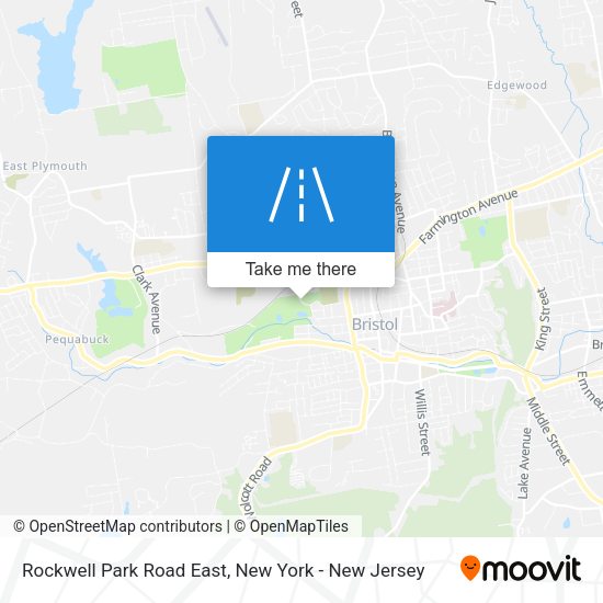 Rockwell Park Road East map