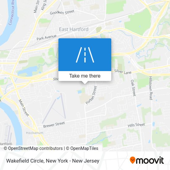 Mapa de Wakefield Circle