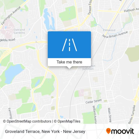 Groveland Terrace map