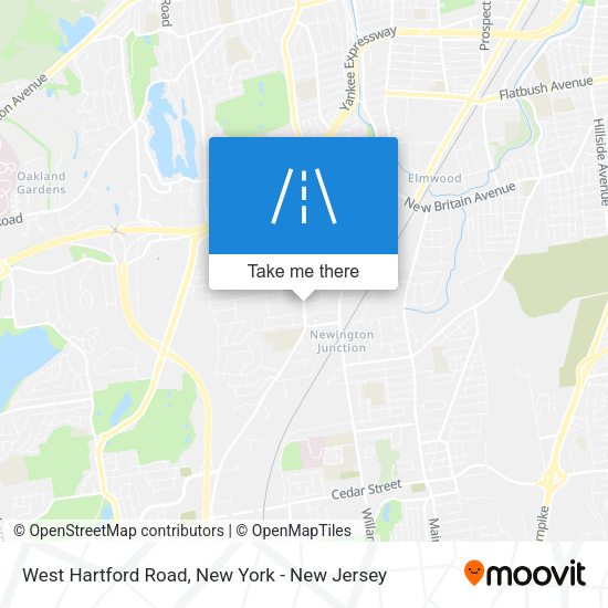 Mapa de West Hartford Road