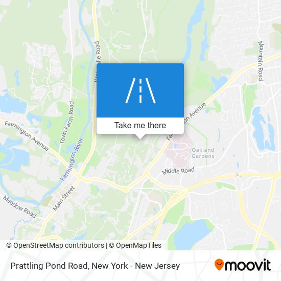 Prattling Pond Road map