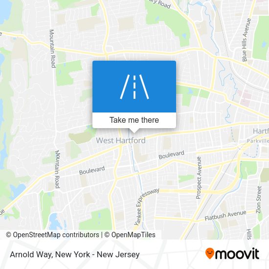 Arnold Way map