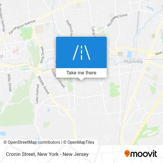 Mapa de Cronin Street