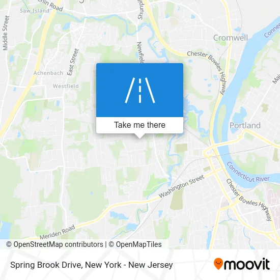 Spring Brook Drive map
