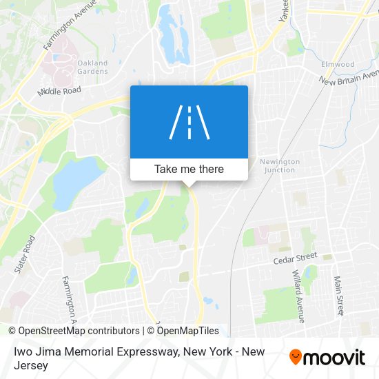 Mapa de Iwo Jima Memorial Expressway