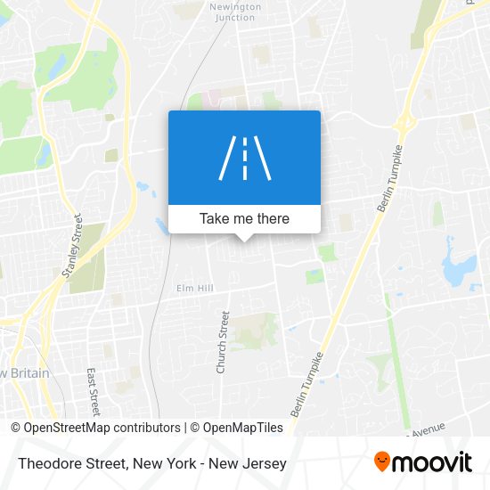 Mapa de Theodore Street