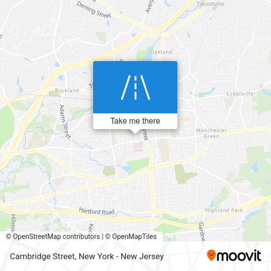 Mapa de Cambridge Street