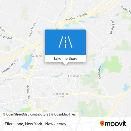 Ellen Lane map