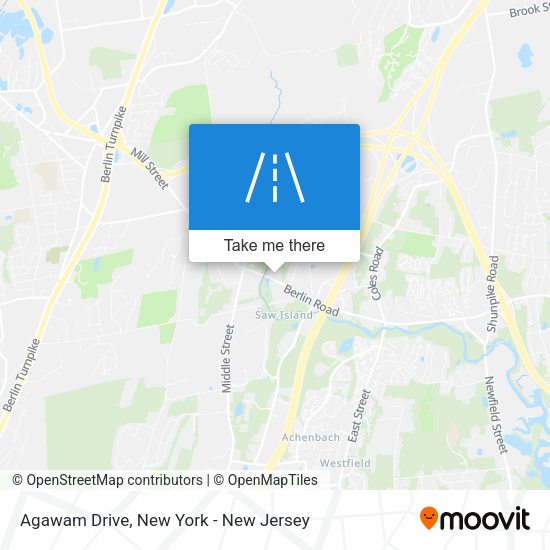 Agawam Drive map