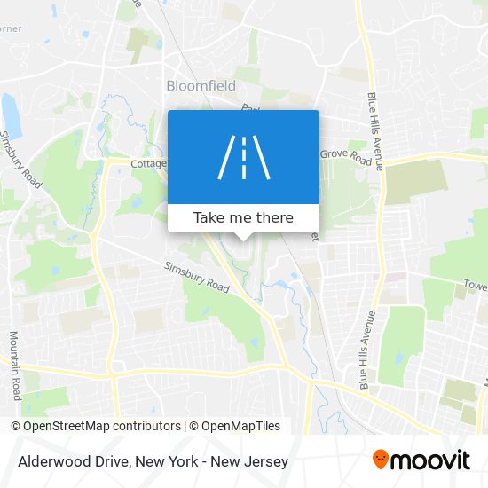 Alderwood Drive map