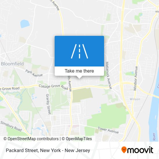 Mapa de Packard Street
