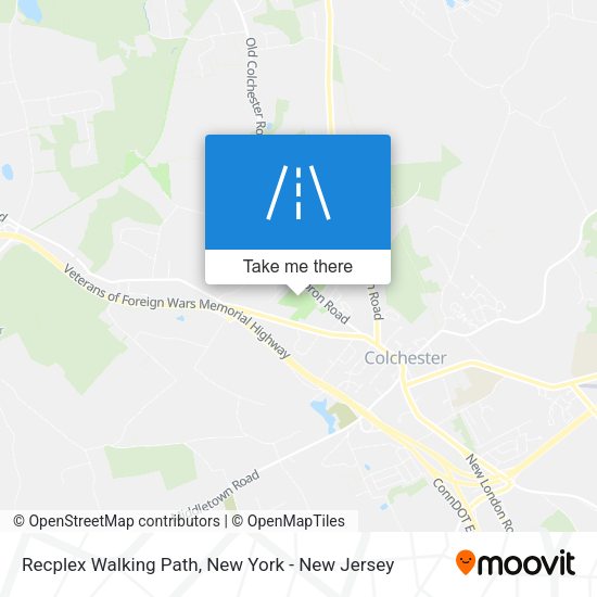 Mapa de Recplex Walking Path