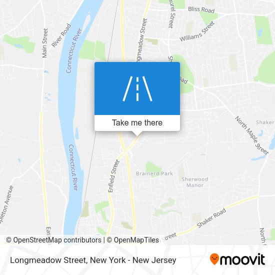 Mapa de Longmeadow Street