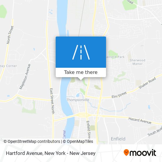 Hartford Avenue map