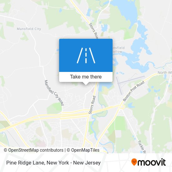 Mapa de Pine Ridge Lane