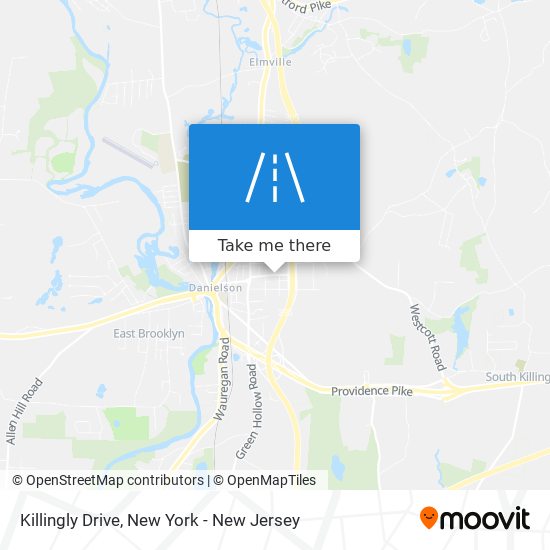 Killingly Drive map