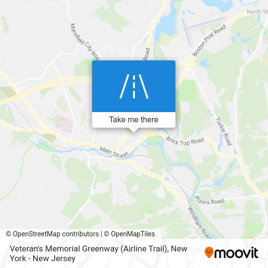 Mapa de Veteran's Memorial Greenway (Airline Trail)