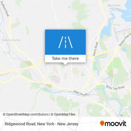 Ridgewood Road map