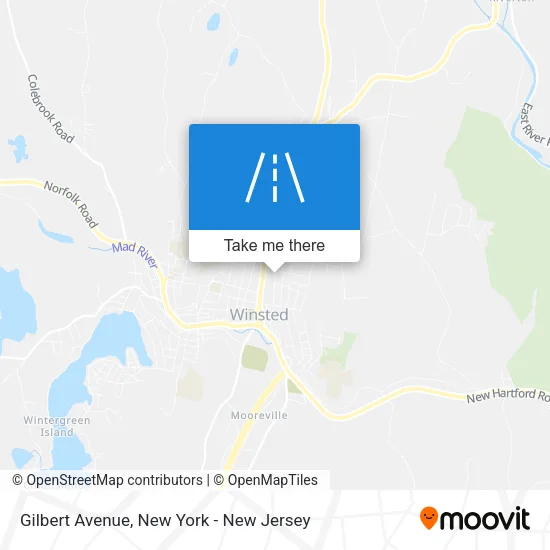 Gilbert Avenue map