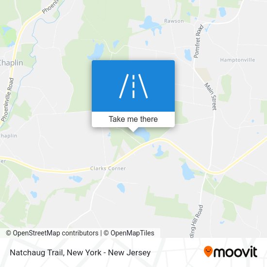 Natchaug Trail map