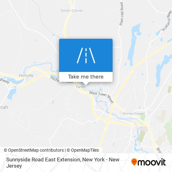 Sunnyside Road East Extension map