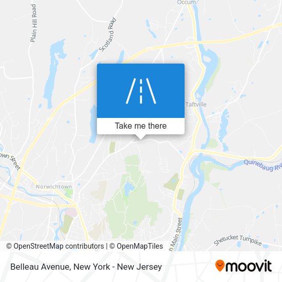 Mapa de Belleau Avenue