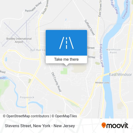 Mapa de Stevens Street
