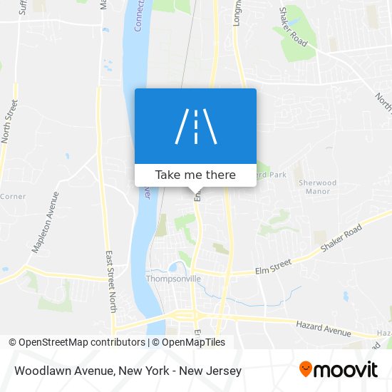 Mapa de Woodlawn Avenue