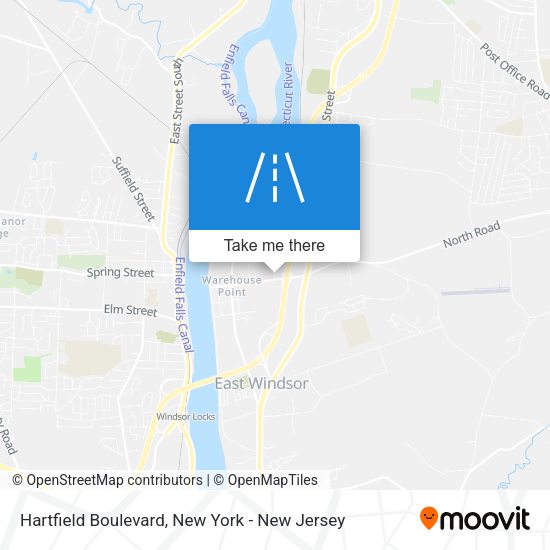 Mapa de Hartfield Boulevard