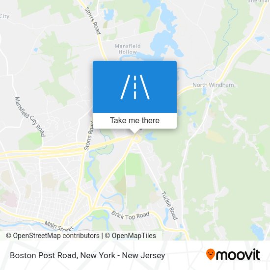 Mapa de Boston Post Road